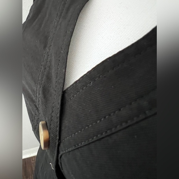 Whistles Women's Black Anita Button-Through Belted A-Line Dress Size US 2 - Picture 8 of 16